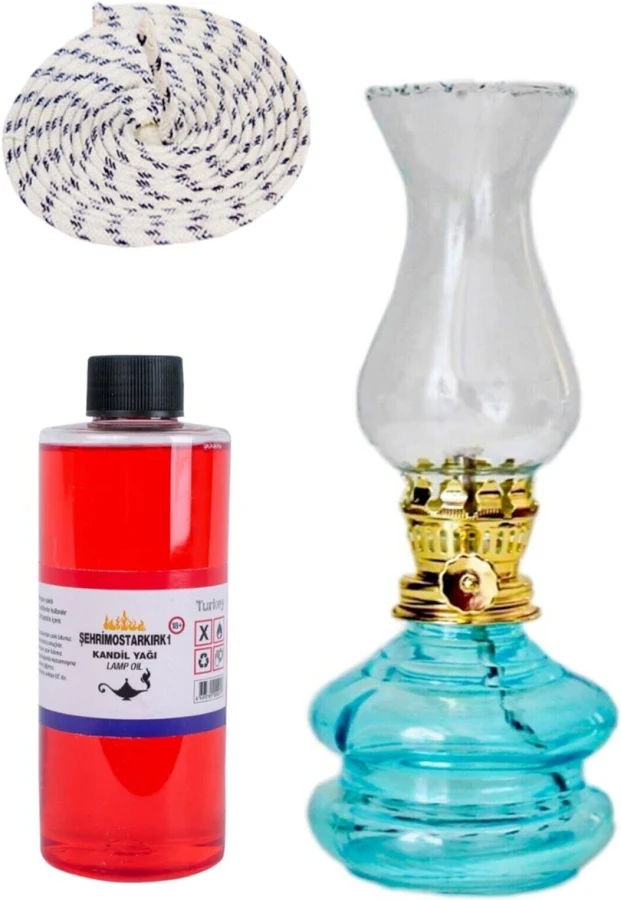 Gaz Lambası ve yağı set