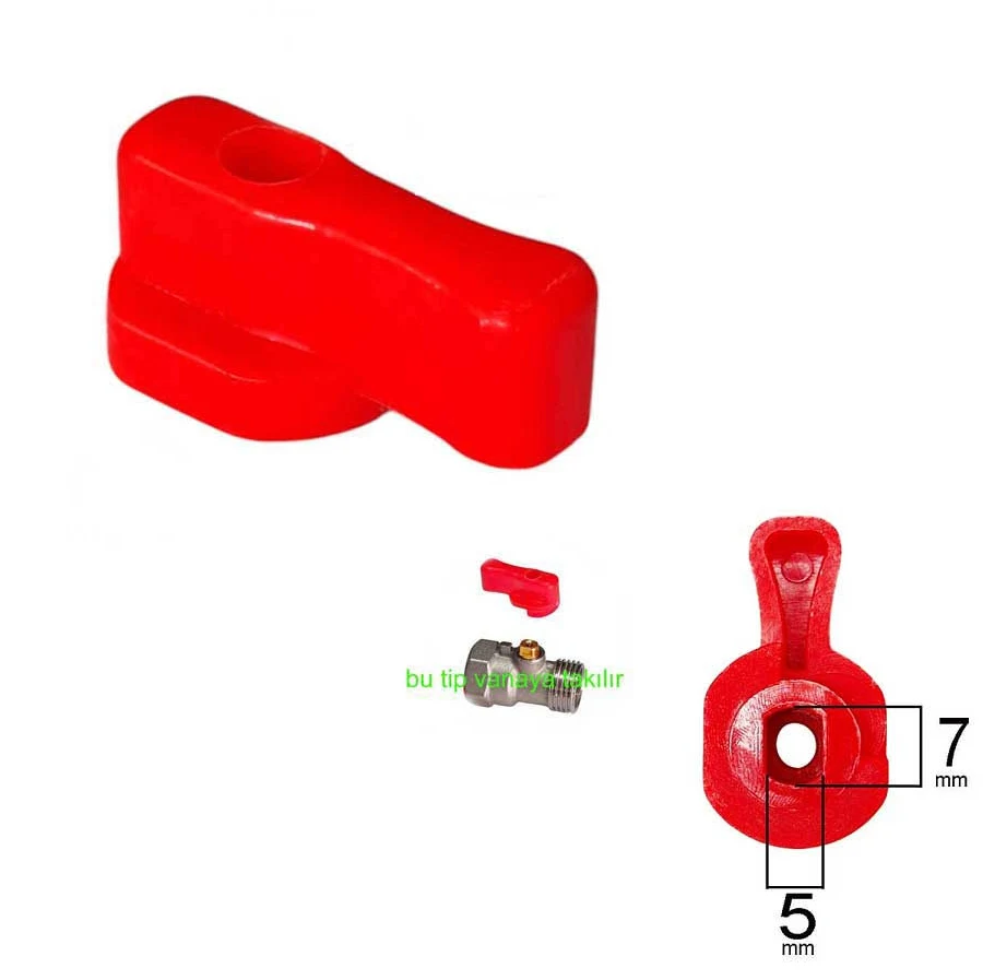 Plastik mini vana kafası